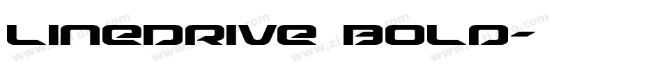 LineDrive Bold字体转换